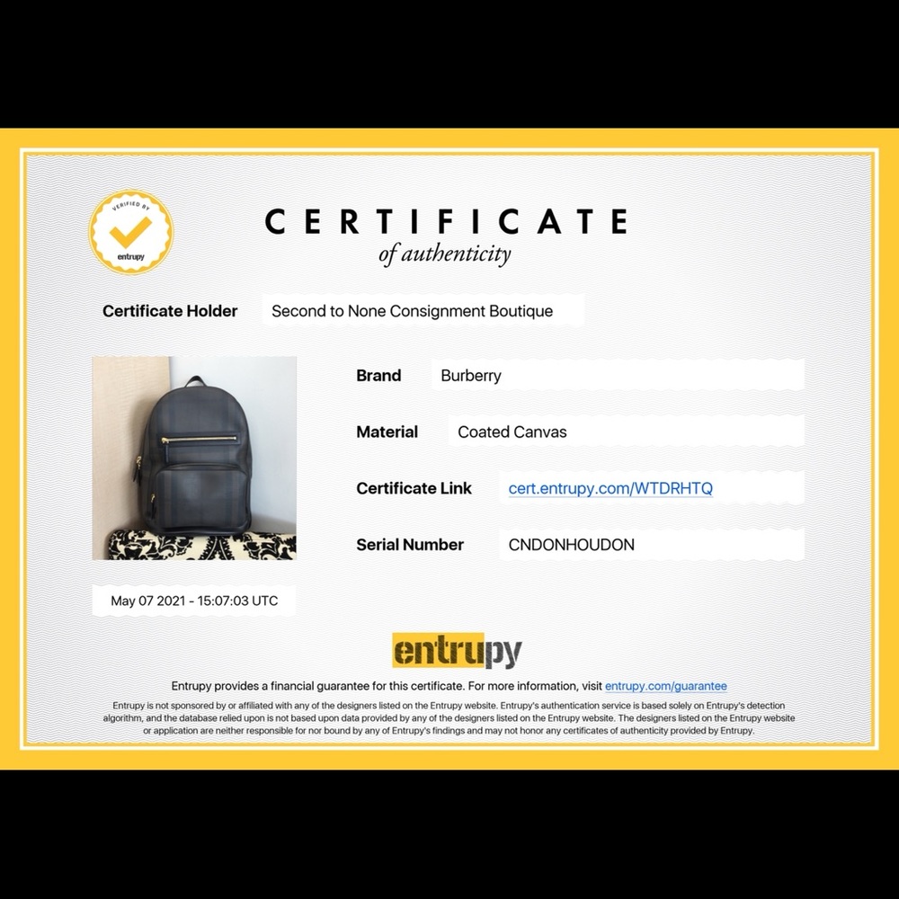 BURBERRY BACKPACK